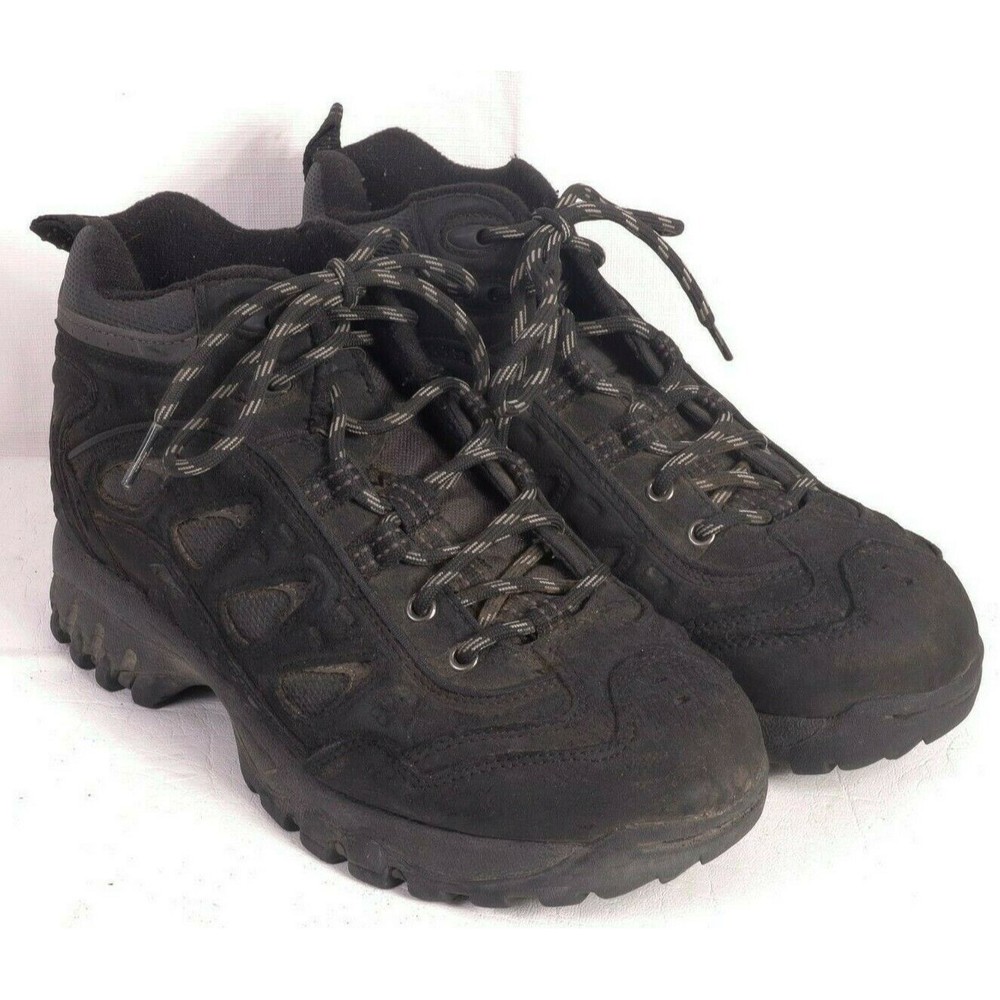 Rugged Outback Men's Black Hiking Boots Size 7.5 UK 7 EUR 41